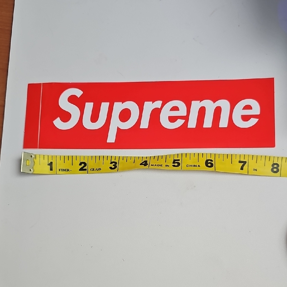 Supreme Bold Red Sticker - Picture 2 of 3